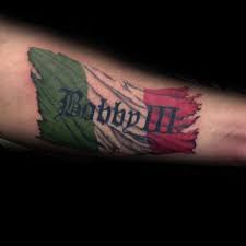 Colors would definitely enhance the patterns but you can also go for a black ink tattoo with a shading effect or just the outline. 40 Italian Flag Tattoo Ideas For Men Italy Designs