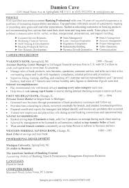 Bank Branch Manager Resume Example Banking Resume Samples