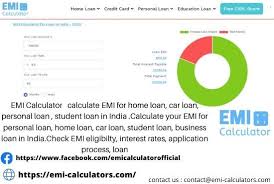 Emi Calculator Calculate Emi For Home Loan Car Loan Personal Loan Student Loan In India In 2020 Personal Loans Business Loans Student Loans