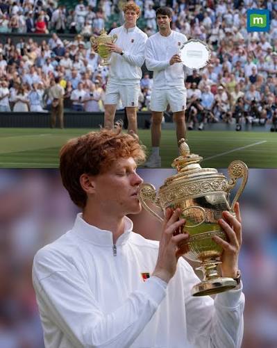 InPics | ✨Jannik Sinner conquers Wimbledon 2025 with historic win over  defending champion Carlos Alcaraz #Wimbledon2025 #JannikSinner #Alcaraz  #Tennis