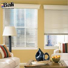 Bali blinds diy blinds bamboo blinds fabric blinds curtains with blinds blinds ideas roman blinds living room blinds bedroom blinds. Bali 2 1 2 Northern Heights Shutter Style Wood Blinds In White Cotton These Wide Slats Give Yo Wood Blinds Blinds For Large Windows Large Windows Living Room