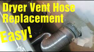 And this how to video i kendall todd show you how to install a dryer exhaust flexible vent hose duct for a. Dryer Vent Hose Simple Replacement Youtube