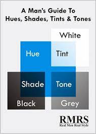 Browse the use examples 'shade hue' in the great english corpus. A Man S Guide To Hues Shades Tints Tones Color Variations In Men S Clothing Ranges Of Blue In Sport Jackets