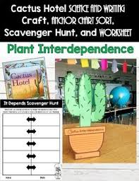 I Created This Product To Help My Students See The Dependent Relationships That Living And Nonliving Things Have Wit Scavenger Hunt Cactus Living And Nonliving