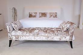Bed End Bench Stool Window Seat Covered In Opal Crushed Velvet End Of Bed Bench Girly Room Decor Bedroom Inspirations