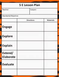 The 5e Model Our New Lesson Plans Lesson Plan Template Free Lesson Plan Templates Science Lesson Plans