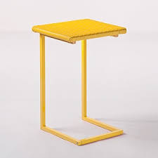 Yellow All Weather Wicker Laptop Table Outdoor And Patio Furniture Furniture World Market Laptop Table Sale Table Table