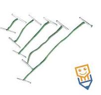 Organizational Tags 100 Pcs Treasury Tags - Green String Tags With Metal  Ends For Paper, Documents, Clothes Green String Tags 25mm