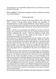 Leaving questions unanswered is a way that golding uses the structure of the text to create interest. Aqa English Language Paper 2 Question 5 Exemplar Question And Answer Young Drivers Teaching Resources