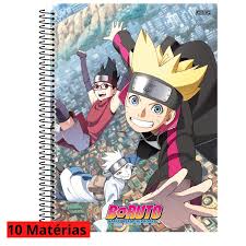 Caderno Anime Boruto Naruto Nova Geração Escolar 10 Matérias - TECH KING -  Caderno - Magazine Luiza