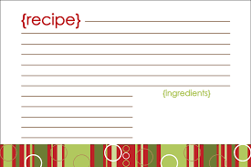 Free Printable Christmas Recipe Card Recipe Cards Template Christmas Recipe Cards Printable Printable Holiday Card