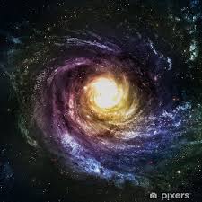 Vinilo Pixerstick Increíblemente bella galaxia espiral en el ...
