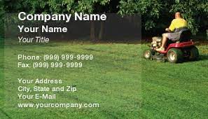 While for many business owners business cards provide an outcome to a previous interaction — an invitation to follow up if prospective customers liked in addition to lawn mowing and maintenance, these services can include hydroseeding and sod installation; Lawn Mowing Business Card