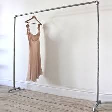 Truman Galvanised Steel Freestanding Clothes Rail Freestanding Clothes Rail Standing Clothes Rack Metal Clothes Rack