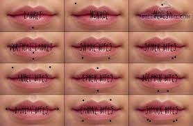 tongue piercings chart google search facial piercings