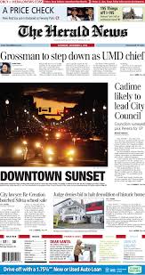 The Front Page Of The Herald News For Saturday Dec 5 2015 Herald News Herald City Council