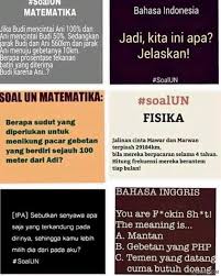 Walaupun begitu, tak dipungkiri juga jika makanan yang bentuknya sudah tak sesuai ekspektasi tersebut tetap mempunyai rasa yang nikmat. 10 Gambar Lucu Pertanyaan Un Yang Bikin Ngakak Brilio Net Kutipan Indonesia Lucu Ungkapan Lucu