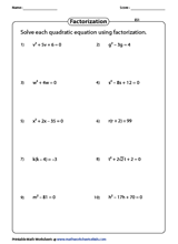 Using the rules of math and inverse operations, solve for x. Equation Worksheets