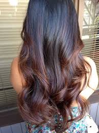 'if you strip the tone out of black hair, you initially end up with a deep red brown colour, but bright colours will not show up. Dark Brown Ballayage On Black Hairs Black Hair Balayage Hair Styles Lightening Dark Hair