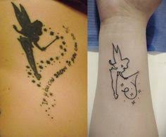 Idees Tatouages Inspires Du Personnage De La Fee Clochette Du Film Peter Pan Tatouage Disney Idees De Tatouages Modeles De Tatouage De Fee