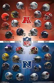 Nfl Helmet Logos Poster Amazing Collage Rare Hot New 22x34