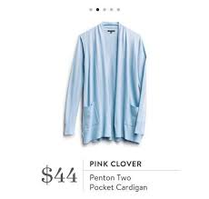 Only worn once or twice! Pink Clover Penton Two Pocket Cardigan 44 Long Sleeve Tshirt Men Pocket Cardigan Cute Stitch