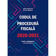 92/2003 privind codul de procedură fiscală, publicată în monitorul oficial al româniei, partea i, nr. Codul De Procedura Fiscala 2020 2021 Nicolae Mandoiu Emag Ro