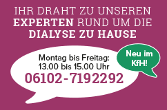 Eine hämodialyse wird normalerweise dreimal pro woche durchgeführt und dauert jeweils etwa vier bis fünf stunden. Kfh E V Heimdialyse Dialyse Zu Hause Heimhamodialyse