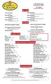 Visit greensboro, nc's favorite local restaurant today! Country Kitchen Usa Menu In Spring Lake North Carolina Usa