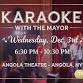 Karaoke with the Mayor event in Angola, NY