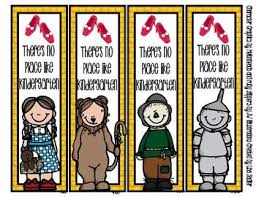 Wizard Of Oz Grade Level Bookmarks 8 Designs Prek 6th Bookmarks Welcome Students My Bookmarks