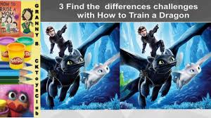 3 Spot The Difference Puzzles With How To Train Dragon By Granny B Ckto How To Train Dragon Spot The Difference Puzzle How To Train Your Dragon