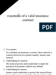 Insurance contracts are complex legal documents that have been created by attorneys. Essentials Of Valid Insurance Contract Insurance Consideration