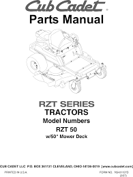 Cub cadet rzt 50 wiring harness. 769 01127d 17ai2acp710 Rzt50 Pa 07