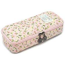 Amazon Com Pencil Case Homecube Big Capacity Pen Bag Makeup Pouch Durable Students Stationery With Double Zipper Pink Offi Pencil Case Pen Case Pen Pouch