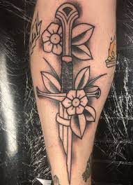 Narsil Tattoo Done By Tobias At First Issue Tattoos In Grand Junction Co Tattoos Tattoos Arm Band Tattoo Band Tattoo