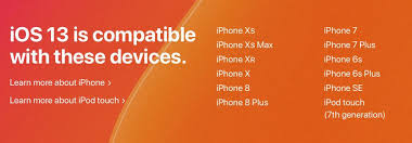 Ios 13 Ipados 13 Les Iphone Ipad Et Ipod Touch Compatibles Et Ceux Qui Ne Le Sont Pas Igeneration