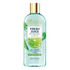 Bielenda Professional Face Program Antibacterial Make Up Remover Gel Bielenda Fresh Juice Detoxifying Micellar Cleansing Water Lime 500 Ml Nimmall
