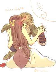 Zelda-Link couple by @kaido_sakura | Legend of zelda, Zelda twilight  princess, Link and zelda kiss