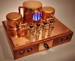 Copper Steampunk K 12g Tube Amp Kit Valve Amplifier Diy Audio Projects Vacuum Tube