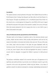 The results for girls under performance, determined efforts were made in tanzania anderson example critique paper qualitative research. Critical Review Of Qualitative And Quantitative Paper Studocu