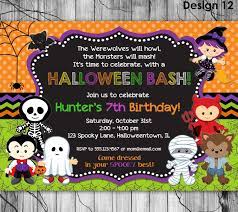 Halloween birthday invitations that can match any party you may throw. Halloween Birthday Invitation Printable Kids Halloween Party Invitation Costume Party I Convite Halloween Decoracao De Festa Halloween Convite De Aniversario
