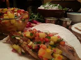 Check spelling or type a new query. You Just Need A Taco Grilled Grouper Tacos With Avocado Crema Pineapple Habanero Pico De Gallo Coconut Cilantro Rice The Front Porch Gourmet