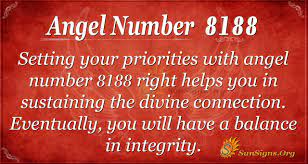 Angel Number 8188 Meaning Setting Priorities Sunsigns Org
