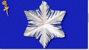 Modèles à découper flocons de neige (sizzix 660052). Flocon De Neige Decoupe En Papier Youtube