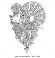 The skull coloring game is an exclusive game developed for skull lovers, in the game you can enjoy coloring the skull!. Pattern For Coloring Book Coloring Book Pages For Kids And Adults Ram S Head Henna Mehndi Tattoo Style Do Coloring Books Animal Coloring Pages Coloring Pages