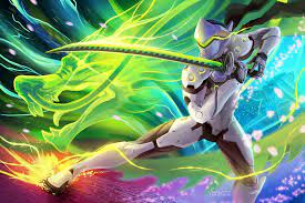 Genji phone wallpaper that my friend made 1440x2560. 150 Genji Overwatch Hd Wallpapers Background Images