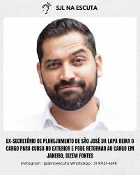 São José da Lapa (MG) — Novas informações apuradas pelo Portal SJL na  Escuta revelam que o ex-secretário municipal de Planejamento e Governança,  Sérgio de Paula e Silva Júnior, pediu exoneração do