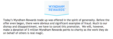 Wyndham Rewards Offering Spg Members 4 1 Points Swap