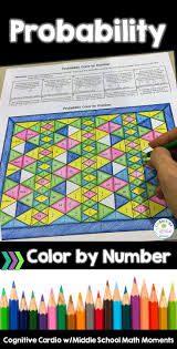 Try This Engaging Self Checking Color By Number To Help Your Students Practice Probability Concepts Ma Math Games Middle School 7th Grade Math Math Projects